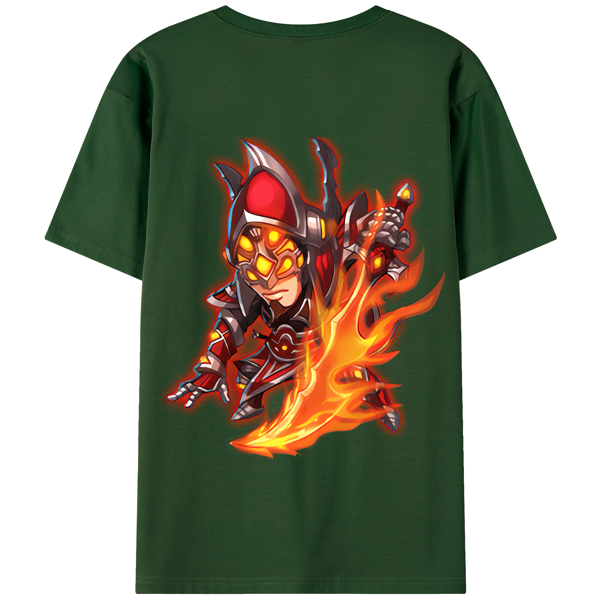 リーグ・オブ・レジェンド League of Legends LOL 綿100％半袖Tシャツ（背面プリント）